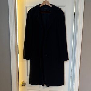 Woman’s  Black Wool Blend Coat